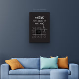 "Un-toe the line" Tic Tac Toe Wall Art by AmericanEyez