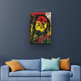 "Rastaman Vibration: Epitomising Bob Marley" Canvas Art by AmericanEyez