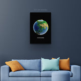 The Blue Marble, Pre Climate Change Art by AmericanEyez