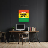 "Don’t Worry, Be Happy" Reggae Canvas Art by AmericanEyez