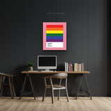 "The LGBTIQ Pantone" Gay Canvas Art by AmericanEyez