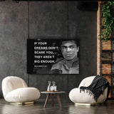 "Go Big or Go Home" Motivational Canvas Print by AmericanEyez