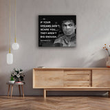 "Go Big or Go Home" Motivational Canvas Print by AmericanEyez