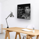 "Go Big or Go Home" Motivational Canvas Print by AmericanEyez