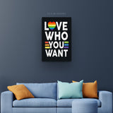 "All I Want Is You" Pride Canvas Art by AmericanEyez