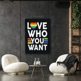 "All I Want Is You" Pride Canvas Art by AmericanEyez