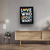 "All I Want Is You" Pride Canvas Art by AmericanEyez