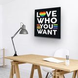 "All I Want Is You" Pride Canvas Art by AmericanEyez