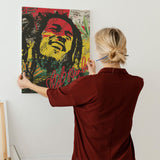 "Rastaman Vibration: Epitomising Bob Marley" Canvas Art by AmericanEyez