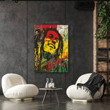 "Rastaman Vibration: Epitomising Bob Marley" Canvas Art by AmericanEyez