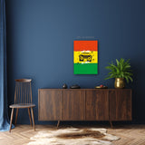 "Don’t Worry, Be Happy" Reggae Canvas Art by AmericanEyez