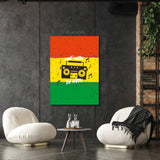 "Don’t Worry, Be Happy" Reggae Canvas Art by AmericanEyez