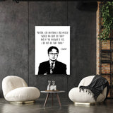 "Dwight-ly Wisdom: Office Edition" Canvas Art by AmericanEyez