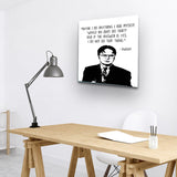 "Dwight-ly Wisdom: Office Edition" Canvas Art by AmericanEyez