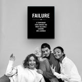 "Fail Don't Fall" Motivational Canvas Art by AmericanEyez