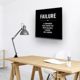 "Fail Don't Fall" Motivational Canvas Art by AmericanEyez