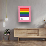 "The LGBTIQ Pantone" Gay Canvas Art by AmericanEyez