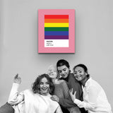 "The LGBTIQ Pantone" Gay Canvas Art by AmericanEyez