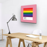 "The LGBTIQ Pantone" Gay Canvas Art by AmericanEyez