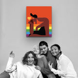 "Love at Summer" Gay Abstract Art by AmericanEyez