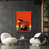 "Love at Summer" Gay Abstract Art by AmericanEyez