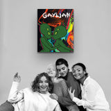 "Illegal Aliens: Global Edition" Gay Wall Art on Canvas by AmericanEyez