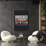 "Keep A Straight Face" Gay Pride Art by AmericanEyez