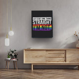 "Keep A Straight Face" Gay Pride Art by AmericanEyez