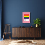 "The LGBTIQ Pantone" Gay Canvas Art by AmericanEyez