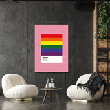 "The LGBTIQ Pantone" Gay Canvas Art by AmericanEyez