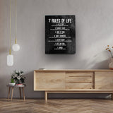 "Rule Your Way Into Life" Motivational Canvas Art  by AmericanEyez