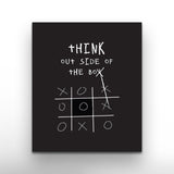 "Un-toe the line" Tic Tac Toe Wall Art by AmericanEyez